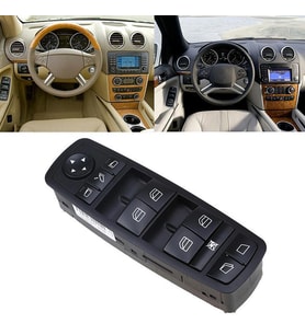 Mercedes W164 Ml Serisi Sol Dörtlü Cam Düğmesi Anahtar 2006 2011