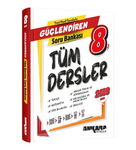 Ankara Yayıncılık 2024 - 2025 MÜFREDAT YENİ NESİL 8.SINIF GÜÇLENDİREN TÜM DERSLER SORU BANKASI (Çok Renkli)