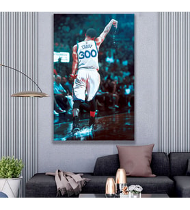 Stephen Curry Kanvas Tablo