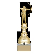 ODAK KUPA - Figürlü Kupalar - Okçu Figürlü Kupalar FG-023 A - 32 cm