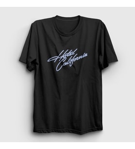 Presmono Unisex Siyah Hotel California Eagles T-Shirt 145070tt