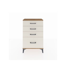 Arges Komodin 4 Çekmeceli 60x30x96 Çam-Aytaşı