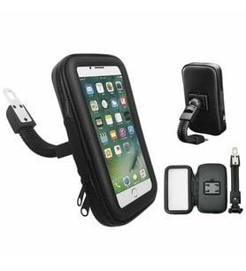 Bisiklet Motosiklet Scooter Atv Telefon Tutucu Fermuarlı Ayna