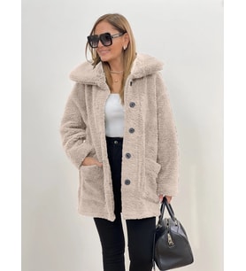 Peluş Rahat Kışlık Ceket