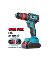Kömürsüz Akülü Vidalama 20V Lİ-İON 2.0Ah