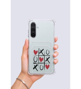Samsung Galaxy A36 Kartlıklı XoXO Desenli Kılıf - GLST1931-7039