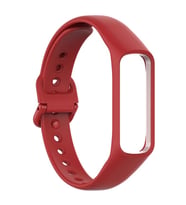 Microsonic Samsung Galaxy Fit e R375 Silikon Kordon Kırmızı