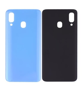 Samsung Galaxy Logolu A20 Pil Kapağı SM-A205F (Mavi)