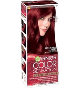 Garnier Color Sensation Çarpıcı Renkler 5.62 Parlak Lal Kızılı Saç Boyası