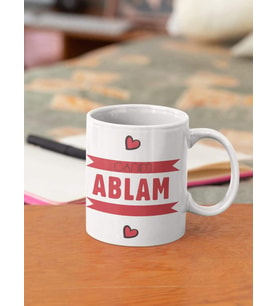 Canım Ablam Kupa Bardak (Beyaz)
