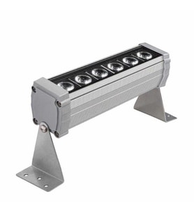 Sıva üstü Wallwasher lüks asil dekoratif ışık show gösteri aydınlatma dış duvar açık alan enerji tasarruflu RGB A-1002 20cm 6W