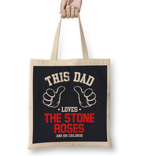 This Dad Loves The Stone Roses And His Children Bez Çanta Uzun Saplı