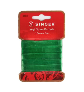 Singer Yeşil Saten Kurdele (10mm x 3m) 300-73