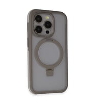 Joko Apple İphone 15 Pro Max Zorda Airbag Magsafe Standlı Kapak - Titan Gri