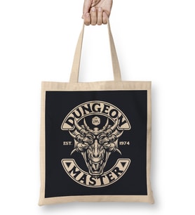 Dungeon Master Est 1974 Bez Çanta Uzun Saplı
