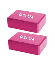 Delta Çiftli Yoga Blok - 2 Adet Yoga Block - Eva Yoga Bloğu Seti