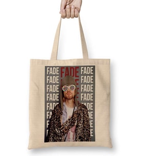 Kurt Cobain Fade 99 Bez Çanta Uzun Saplı