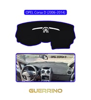 OPEL Corsa D (2006-2014)TORPİDO KORUMA HALISI MAVİ KENAR