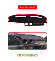 MERCEDES W123TORPİDO KORUMA HALISI KIRMIZI KENAR