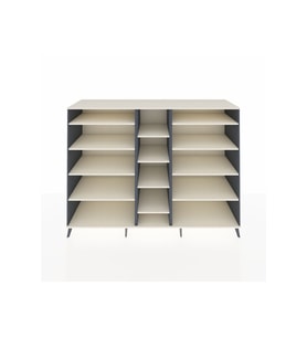 Kronos Dolap 11 Raflı  220x59x163 Antrasit-Aytaşı