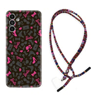 Samsung A23 A31 A32 A50 A51 A52 A53 A70 Kılıf Boyun Asklı Rasta Silikon Barbie and Shoes 1413