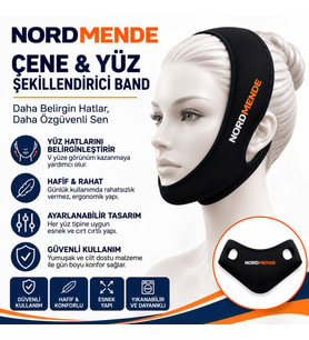 Ayarlanabilir Esnek Çene ve Yüz Şekillendirici Band - V-Line Destekli