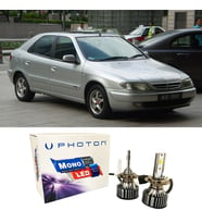Citroen Xsara Led Xenon Uzun + Kısa Far Ampulü H4 Mono Yeni Seri Beyaz