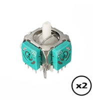 2 Adet PS3 Analog Motor PS3 Kol Tamiri 3D Joystick Motor Playstation 3 Yedek Parça (Yeşil)