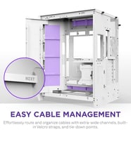 NZXT H9 FLOW RGB 2025 CM-H92FW-R1 Gaming Mid-Tower PC Kasası Beyaz
