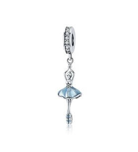 Nur Silver Balerin Gümüş Charm NUR-BL12476