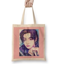 Bts Taehyung Bts Butter 01 Bez Çanta Uzun Saplı