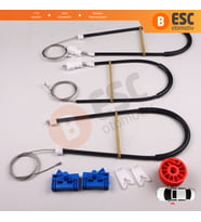 Renault Vel Satis Hatchback BJ 2001-2009 8200008327 İçin Elektrikli Ön Sol Kapı Cam Kriko Tamir Seti