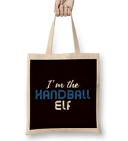 Handball Elf Handballer Ball Sports Team Coach Trainer Game Bez Çanta Uzun Saplı