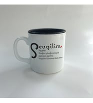 Sevgilim Baskılı Siyah Multi Kupa