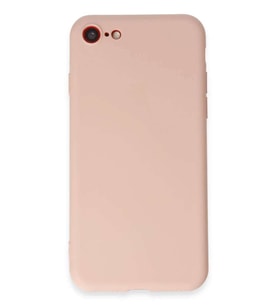 iPhone 7 Kılıf First Silikon - Pudra