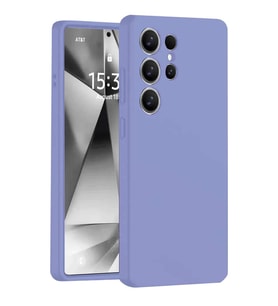 Galaxy S25 Ultra Kılıf Nano içi Kadife Silikon - Lila