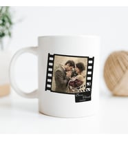 Stüdyo 14 Kişiye Özel Film Şeridi Vintage Kolaj Kupa - Mug ( Sevgiliye -Arkadaşa Hediye )