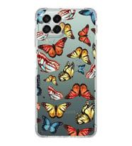 PrintiFy Samsung Galaxy M33 Uyumlu Water Color 2 Baskılı Şeffaf Köşe Korumalı Antişok Kılıf