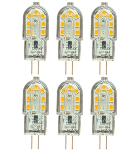 (6 Adet) Osaka 3W Sarı Işık (3000K) G4 Duylu Led Kapsül Ampul