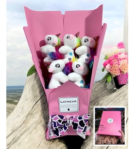 Sevimli Unicorn Ayıcık Buketi