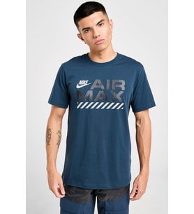 Nike Air Max Cotton Men's T-Shirt Erkek Pamuklu Tişört Petrol Mavisi