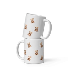 Ayıcık Teddy Bear 1.Kalite Baskılı Kupa Bardak Seramik Kahve Mug Hızlı Kargo