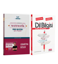 Çap Yayınları Matematik Logaritma Diziler ve AKM Dil Bilgisi Soru Bankası Seti 2 Kitap