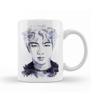 Bts SeokJin Bts Paint Blot 01 Kupa Bardak Porselen