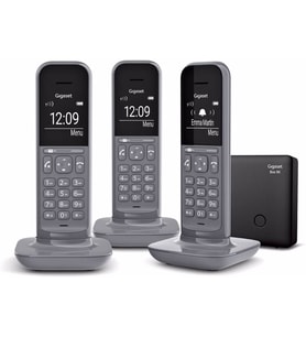 Gigaset CL390 Trio 3 Ahizeli Telsiz Telefon Satellite Grey (Siyah-Gri)