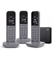 Gigaset CL390 Trio 3 Ahizeli Telsiz Telefon Satellite Grey (Siyah-Gri)