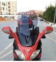 MOTOCAM Piaggio X9 250 Ön Cam 2004-2006 Model 49cm Füme Renkli 4mm