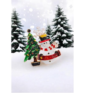 YILBAŞI NOEL YILBAŞI AĞACI KARDANADAM BROŞ
