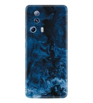Xiaomi Mi 13 Lite Kılıf Silikon Desen Özel Seri Blue Zigzag 1687
