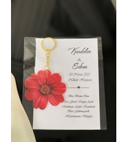 25 Adet Söz, Nişan, Nikah, Kına, Düğün, Mevlüt Hatırası Hediyelik Epoksi Baskı Anahtarlık Jelatinli